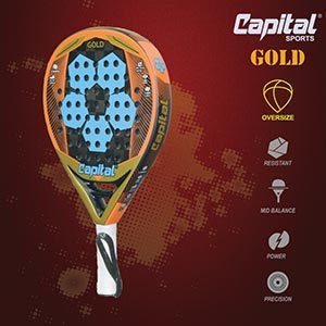 padel racket: vector illustration of a diamond shaped paddle